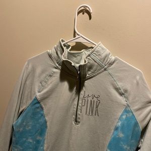 Pink brand quarter zip jacket